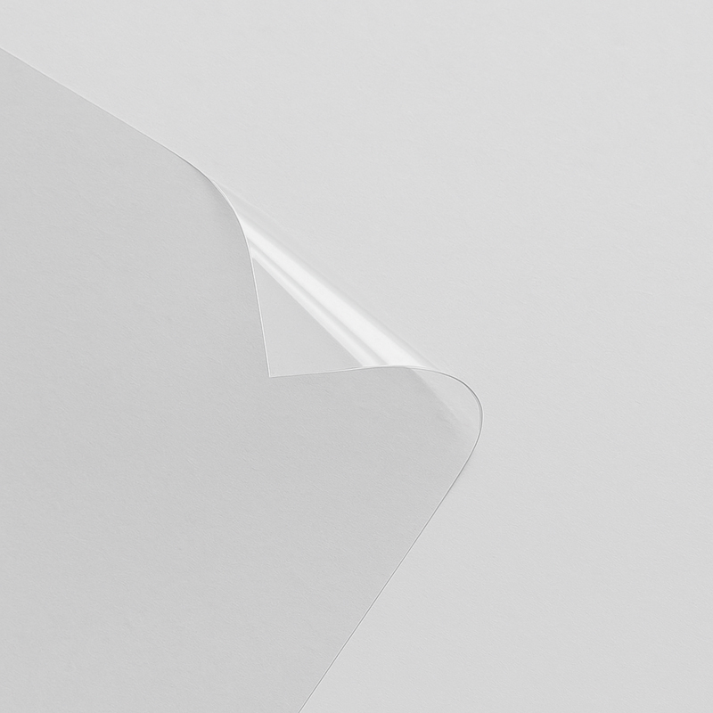 Transparente Kleberfolie