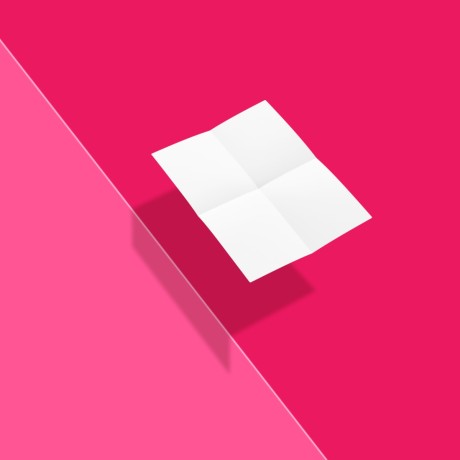 Dépliants plis croisé