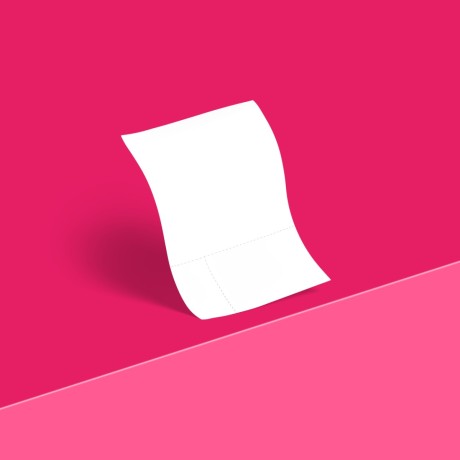 Papier à lettres QR non imprimé
