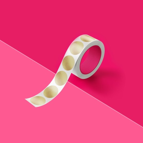 Etiquettes argent et or