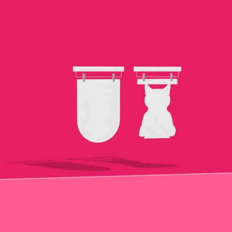 Cartons suspendues forme libre