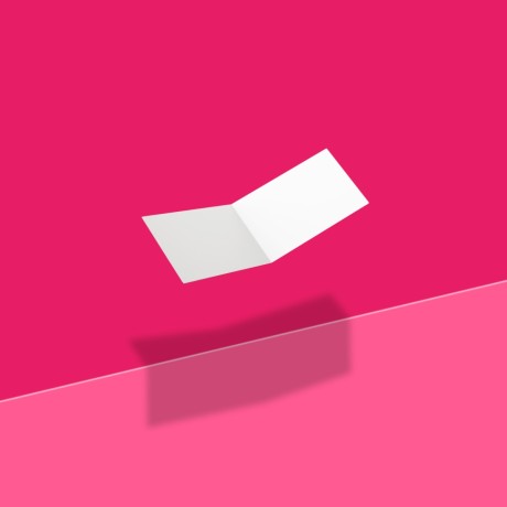 Cartes de visite pliables